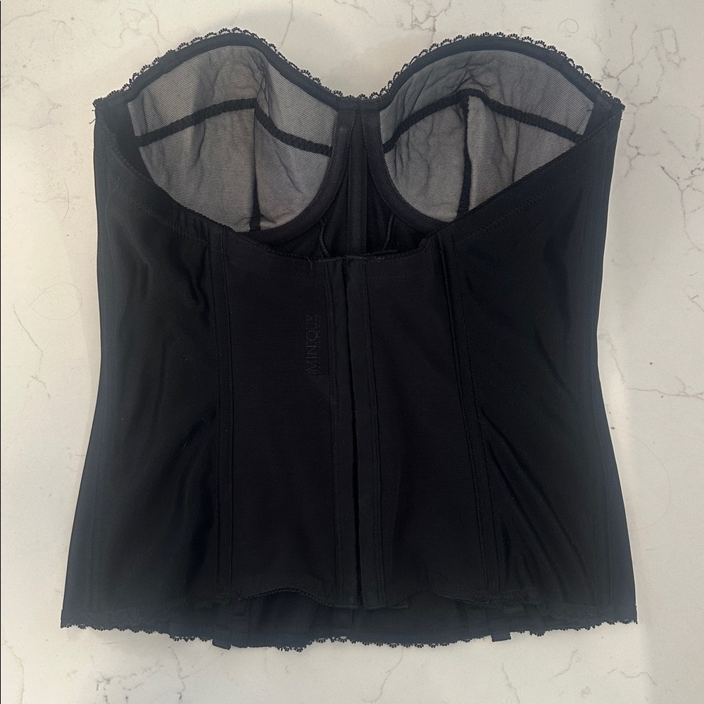 Dominique Black Bandeau Corset - Picture 3 of 7
